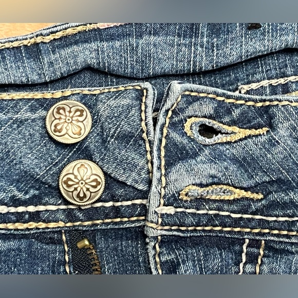 👖 Women’s V.S.H. Cuffed Crop Jeans Size 8 - Picture 4 of 9